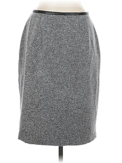 Pre-owned I.n. Studio Formal Skirt In Gray