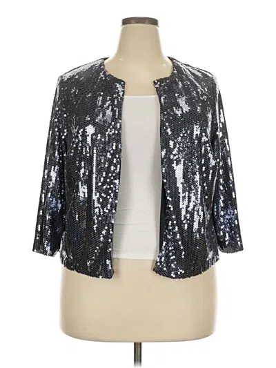 Pre-owned I.n. Studio Jacket In Silver