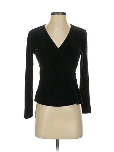 Pre-owned I.n. Studio Long Sleeve Top Black Tops