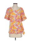 I.n. Studio Short Sleeve Blouse In Multi