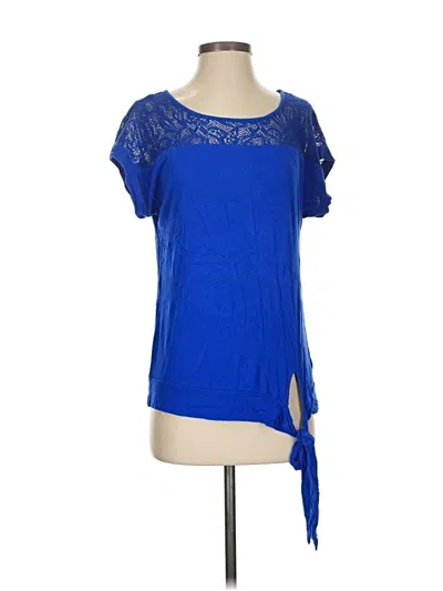 Pre-owned I.n. Studio Short Sleeve T-shirt In Blue