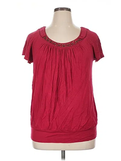 Pre-owned I.n. Studio Short Sleeve T-shirt In Red