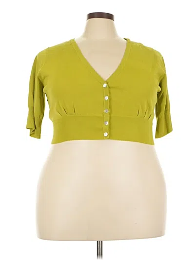 Pre-owned I.n. Studio Shrug In Green