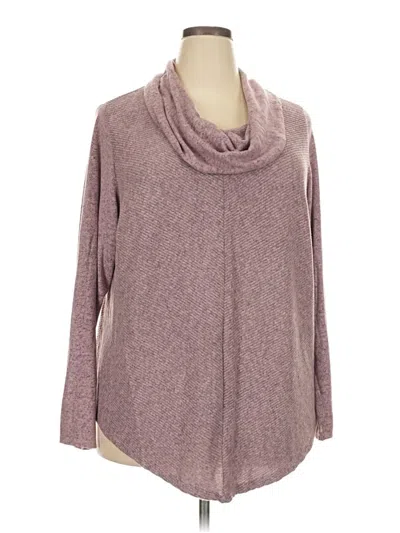 Pre-owned I.n. Studio Turtleneck Sweater In Pink