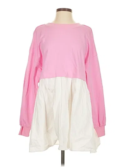 Pre-owned In The Beginning Casual Dress In Pink