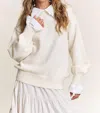 In The Beginning Ivory Collar Sweater