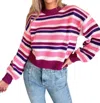 IN THE BEGINNING SUGAR AND SPICE SWEATER IN PINK
