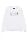 In The Box Crew-neck Sweatshirt In White