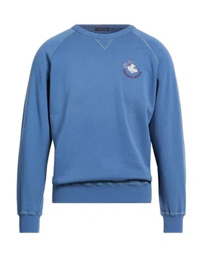 In The Box Disney Man Sweatshirt Slate Blue Size M Cotton