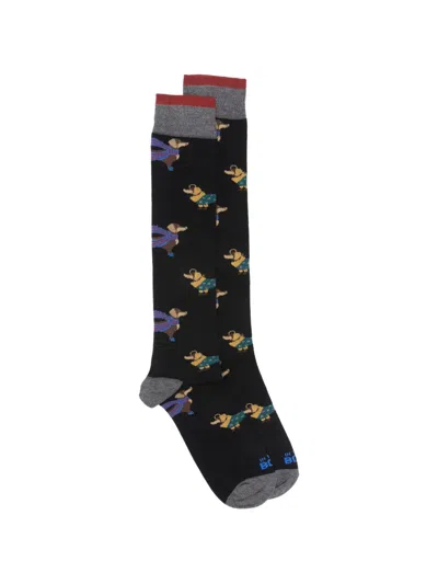 In The Box Dog Bossoto Socks In Black