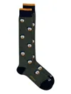 In The Box Donald Duck Allover Socks In Green