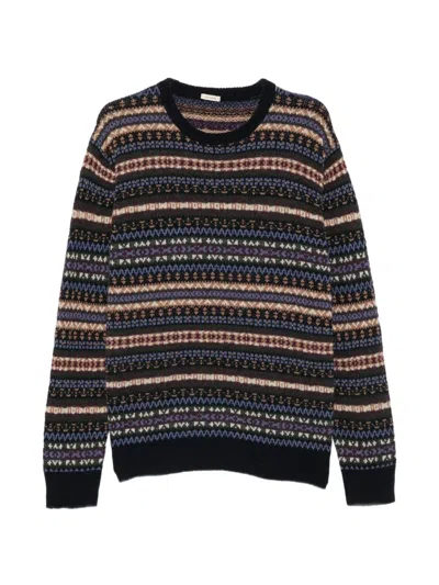 In The Box Fair Isle-knit Sweater In Black