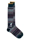 In The Box Fairisle-pattern Socks In Multi