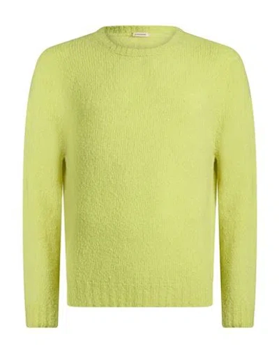 In The Box Man Sweater Lime Green Size L Merino Wool, Recycled Cashmere, Polyamide