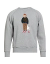 In The Box Man Sweatshirt Grey Size L Cotton In Gray