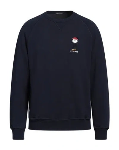 In The Box Man Sweatshirt Midnight Blue Size Xl Cotton