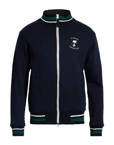 In The Box Man Sweatshirt Navy Size M Cotton In Blue