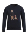 In The Box Man Sweatshirt Navy Size Xs Cotton In Blue