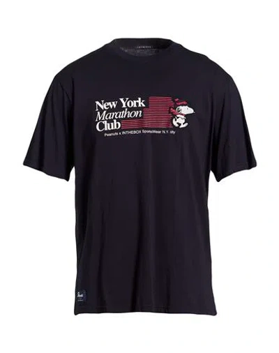 In The Box Peanuts Man T-shirt Midnight Blue Size S Cotton