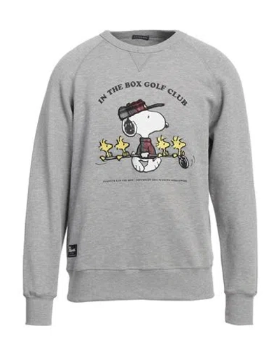 In The Box Peanuts X  Man Sweatshirt Light Grey Size Xxl Cotton