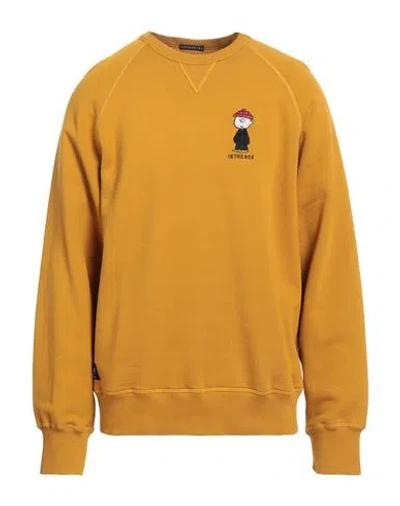 In The Box Peanuts X  Man Sweatshirt Marigold Size Xxl Cotton