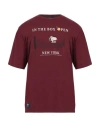 In The Box Peanuts X  Man T-shirt Burgundy Size Xl Cotton