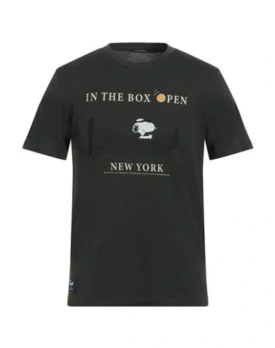 In The Box Peanuts X  Man T-shirt Dark Green Size Xs Cotton