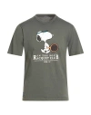 In The Box Peanuts X  Man T-shirt Military Green Size L Cotton In Green