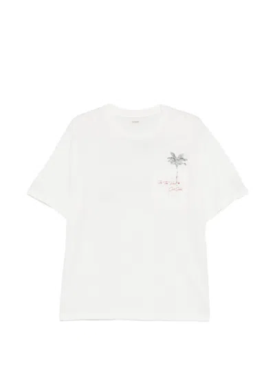 In The Box Round-neck Pocket T-shirt In White