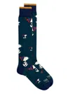 In The Box Snoopy-motif Socks In Blue