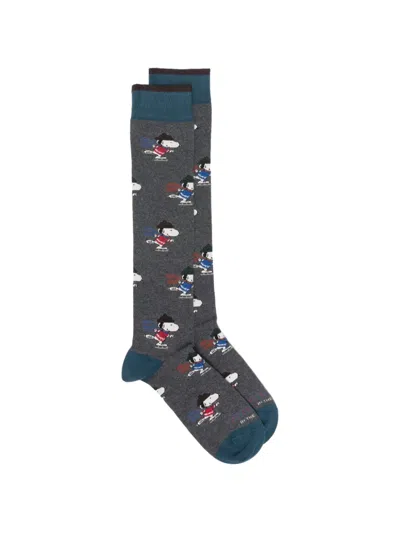 In The Box Snoopy-patterned Socks In Gray