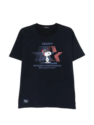 In The Box Snoopy-print T-shirt In Black