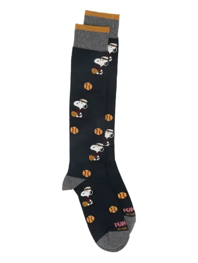 In The Box X Peanuts Snoopy Paddle Ball Socks In Blue