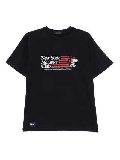 In The Box X Peanuts Snoopy T-shirt In Black