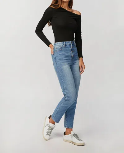 In The Mood For Love Achilles Top In Black In Blue