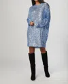 In The Mood For Love Alexandra Dress In Blue In Blue