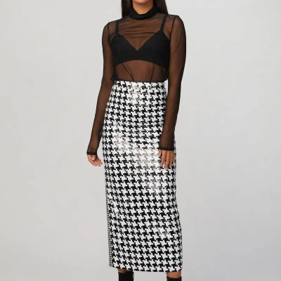 In The Mood For Love Anika Skirt In Black/white