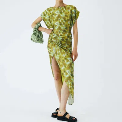 In The Mood For Love Bercot Picnic Dress In Green