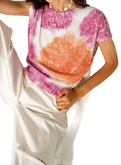 In The Mood For Love Biarritz Watercolor Top In Multi
