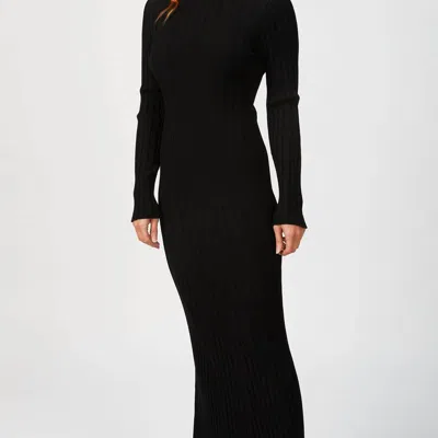 In The Mood For Love Bonnaudet Tricot Dress In Black