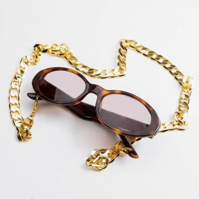 IN THE MOOD FOR LOVE CAROLINE BK SUNGLASSES WITH CHAIN