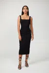 In The Mood For Love Diana Dress In Black In Black