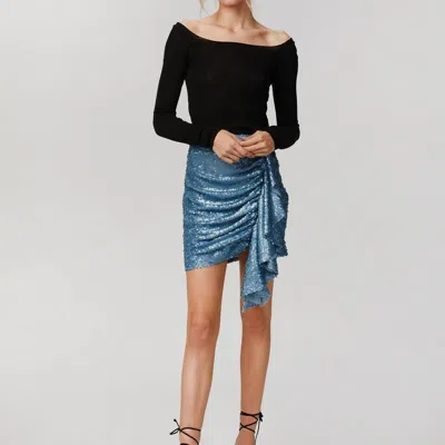 In The Mood For Love Emely Skirt In Ice Blue