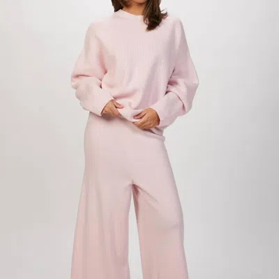 In The Mood For Love Kora Tricot Pant In Pink