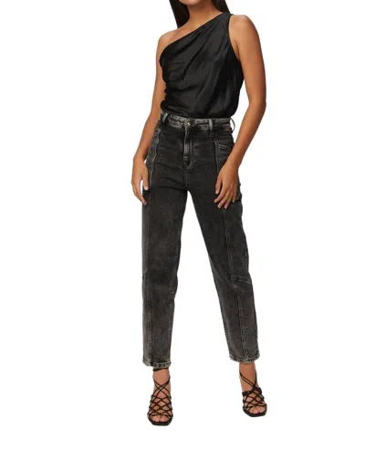 In The Mood For Love Lara Croft Jeans In Washed Dark Grey In Black