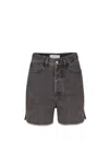 In The Mood For Love Rachael Green Short In Charcoal In Black