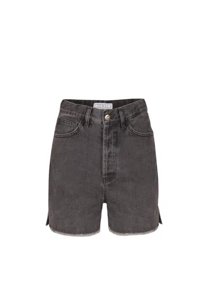 In The Mood For Love Rachael Green Short In Charcoal In Black
