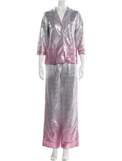 Pre-owned In The Mood For Love Sequin Pantsuit In Multi