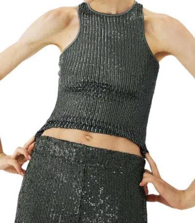 In The Mood For Love Tanja Tank Top In Olive Green