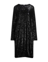 In The Mood For Love Woman Midi Dress Black Size Xs Polyester